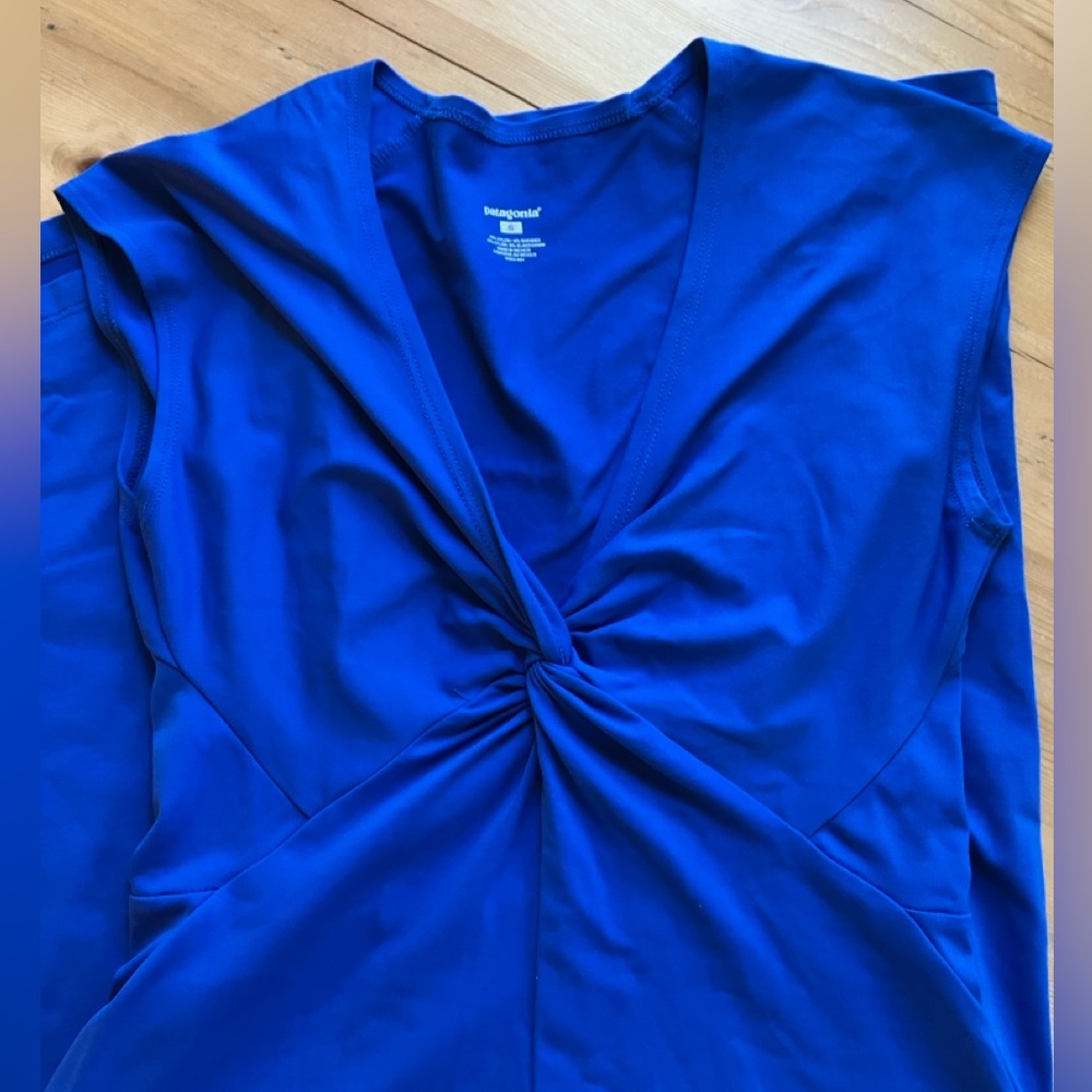 Patagonia Bandha Dress in Bright True Blue- Small - Picture 8 of 12